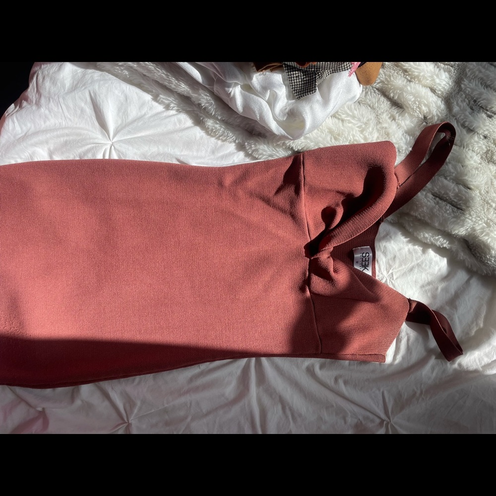 LF/Seek The Label Burgundy Red bodycon dress Size M